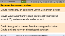 11.5 Kennen, kunnen, weten