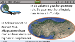 9.11 De vliegreis