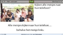 9.3 Behalve