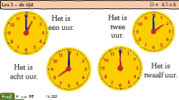 3.2 De klok