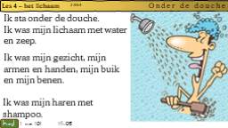4.1 Onder de douche