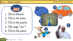De letters AU
