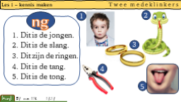 De letters NG