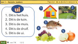 De letters UI