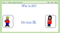 1.11 Ik en wij
