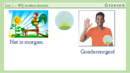 1.8 Groeten