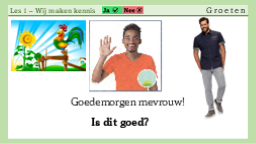 1.9 Groeten - vragen