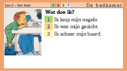 2.30 De badkamer - wat doe ik_
