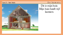 2.8 De kamers