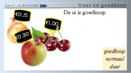 5.15 Duur en goedkoop