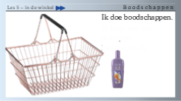 5.4 Boodschappen