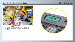 5.5 De kassa