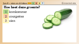 6.16 Groenten