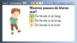 7.12 Het past niet!