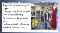 7.2 Een nieuwe jurk