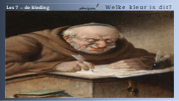 7.6 Kleuren - dictee