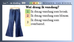 7.7 De kleuren van mijn kleren