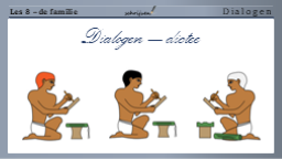 8.26 Dialogen - Dictee