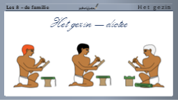 8.4 Het gezin - dictee